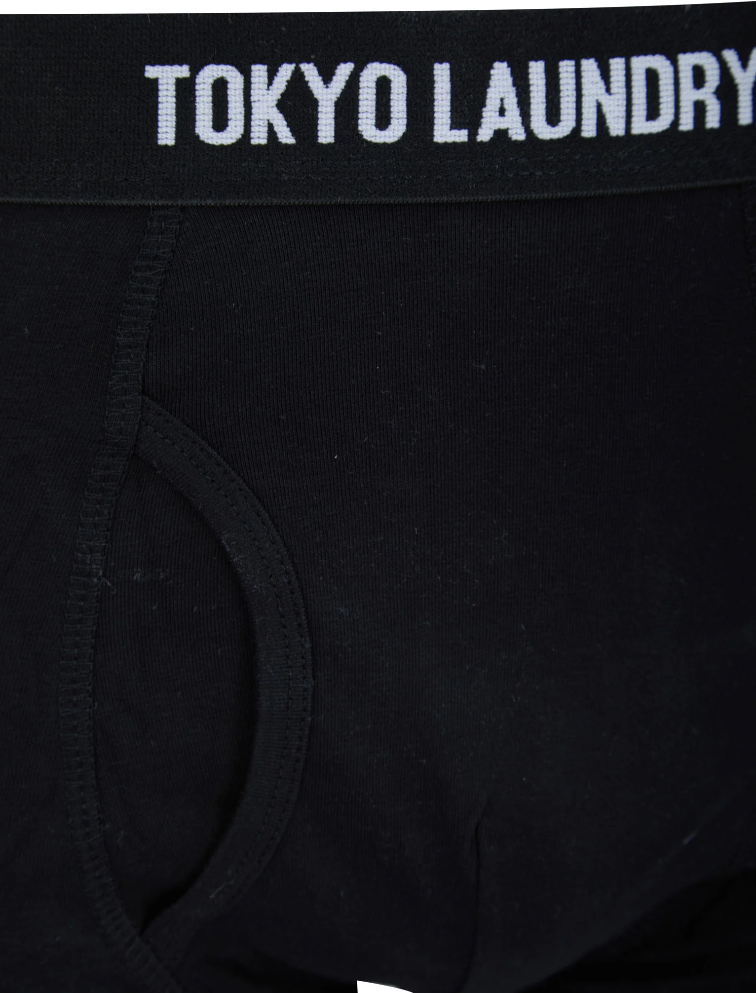 Clovelly (5 Pack) Cotton Sports Boxer Shorts Set in Jet Black - Tokyo Laundry - Image 4