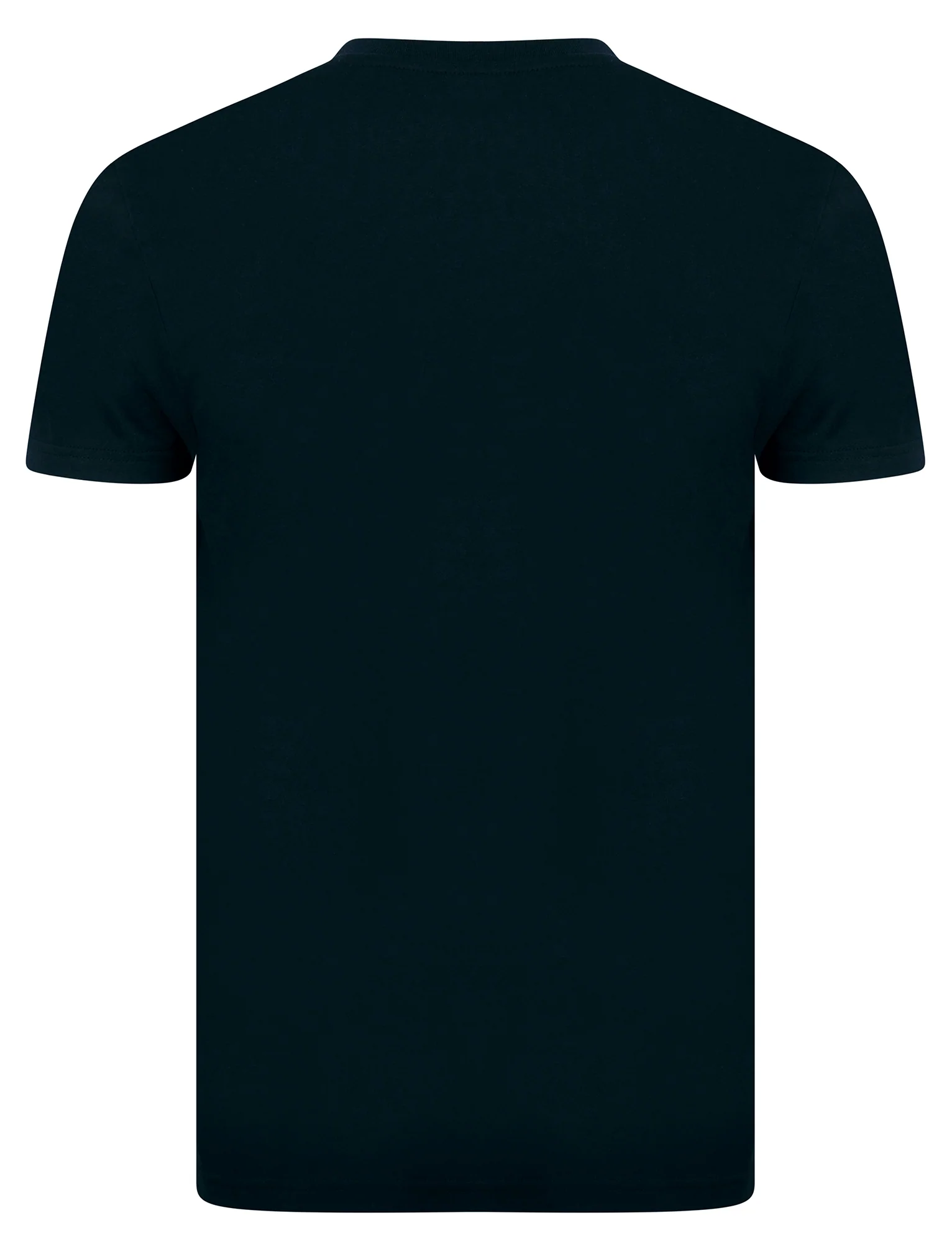 Tengen 2 Piece Jersey Cotton Crew Neck T-Shirt and Check Shorts Lounge Set in Sky Captain Navy - Tokyo Laundry - Image 3