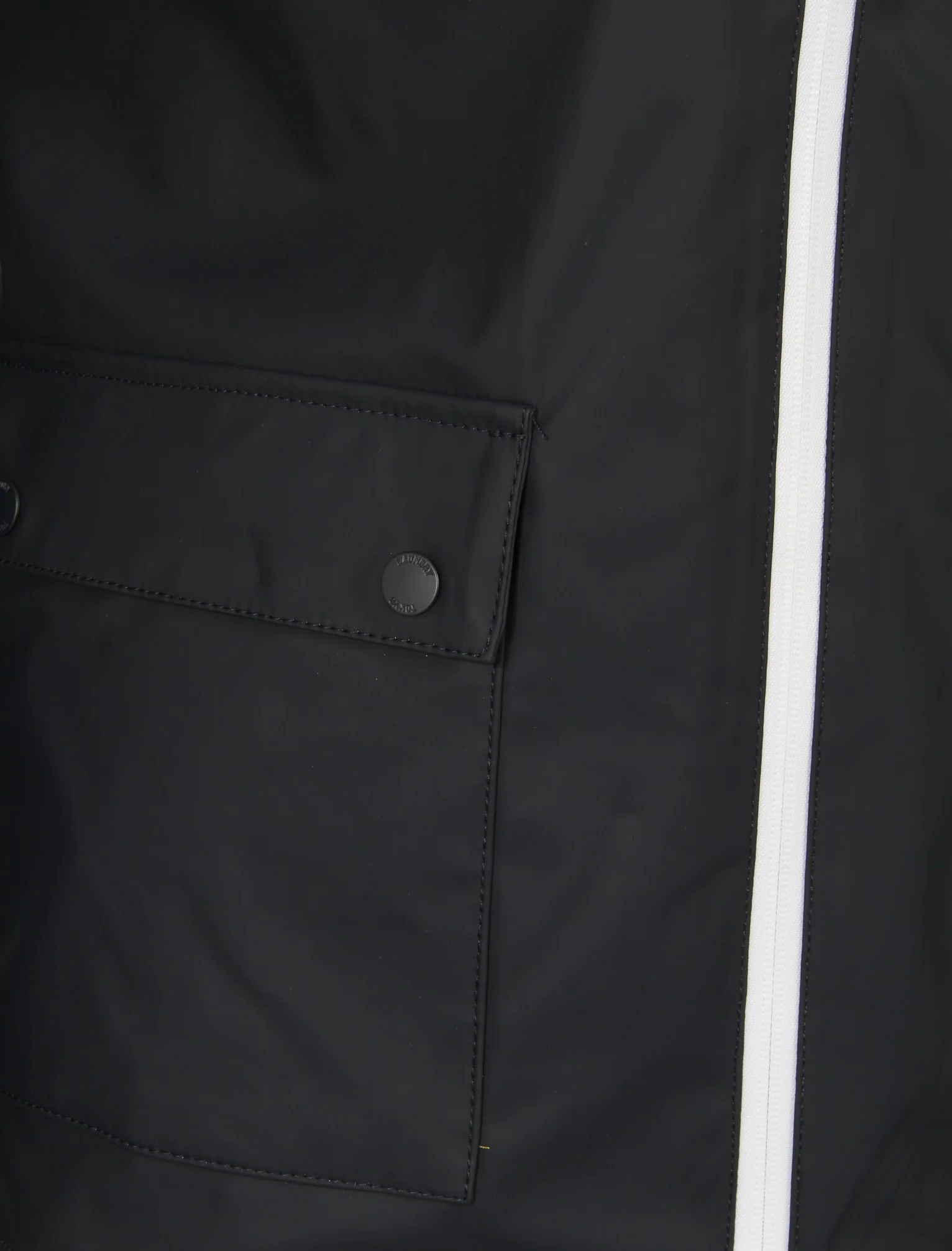 Kestrel Hooded Rain Coat in Navy / Yellow  - Tokyo Laundry - Image 8