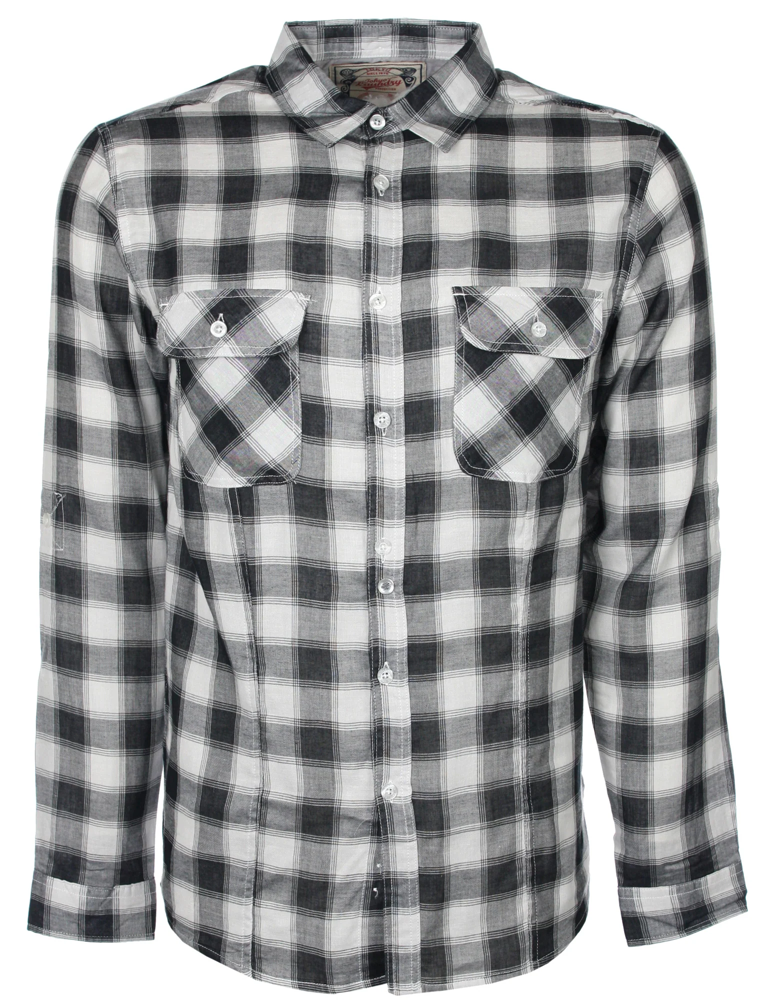 Tokyo Laundry Inspire Checkered Long Sleeved Shirt - Image 3