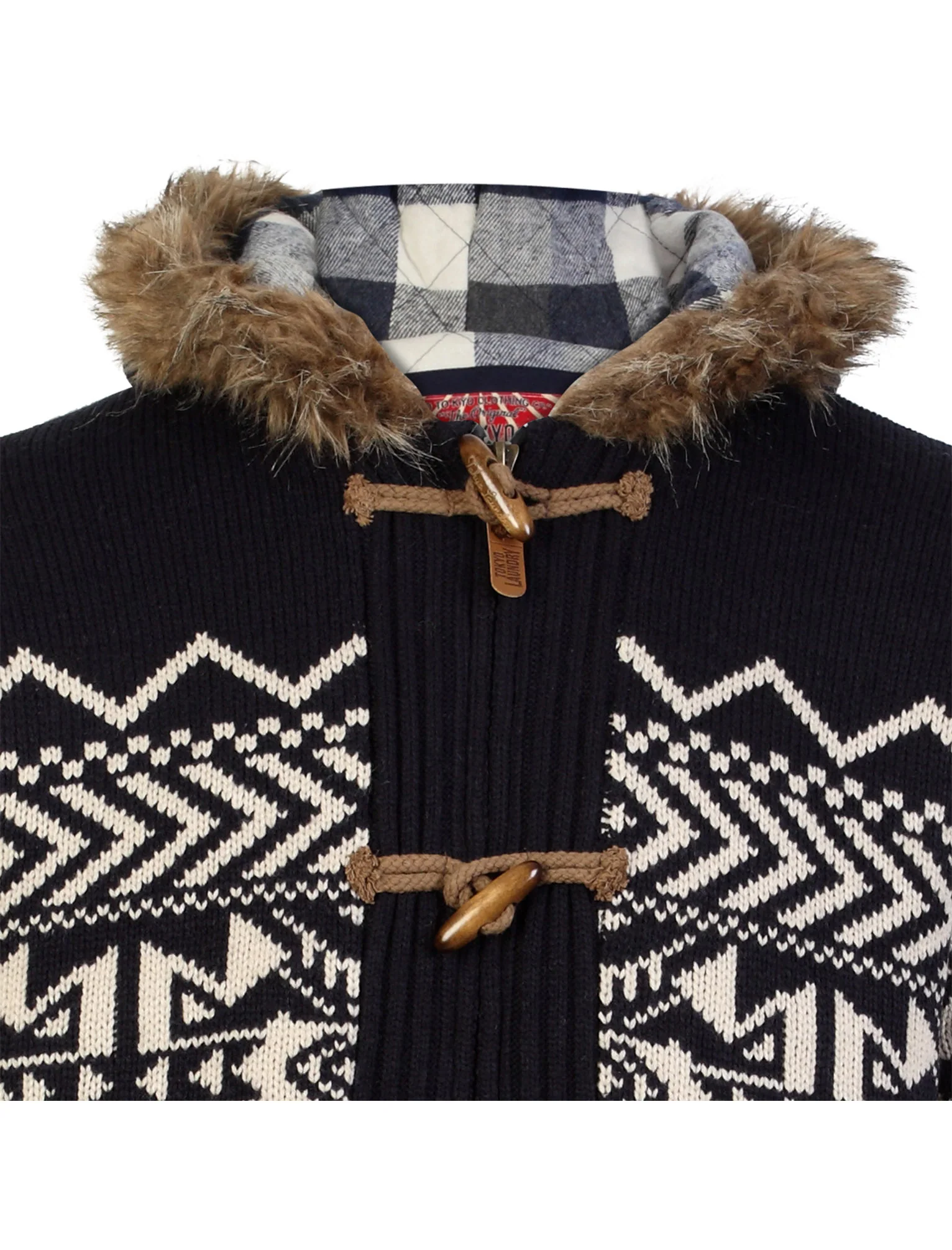 Tokyo Laundry Saskatchewan Fleece Lined Knitted Jacket - Image 3