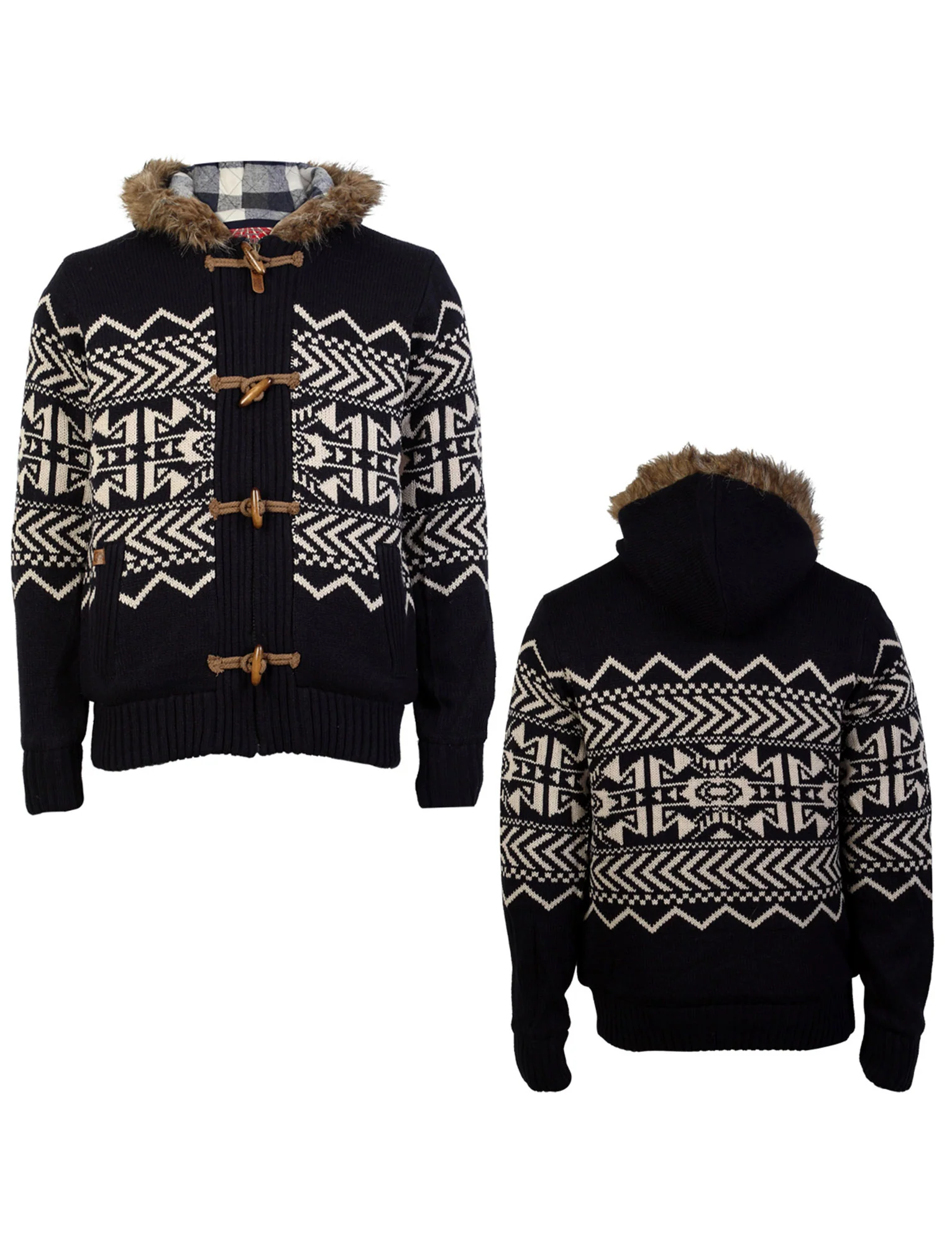 Tokyo Laundry Saskatchewan Fleece Lined Knitted Jacket - Image 4